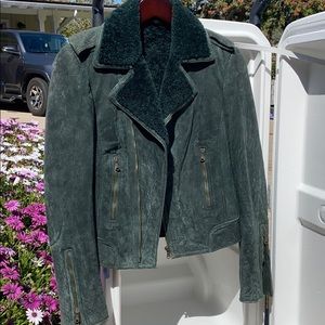 Custom Italian Shearling Moto Jacket